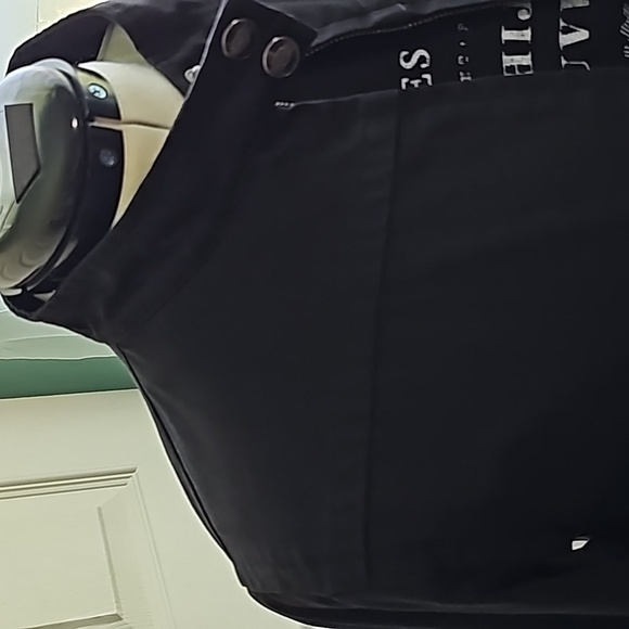 Ladies Dickies Girl Jacket Black Twill Size Large Juniors - Picture 4 of 9